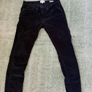 Frame Denim Black Corduroy Men's Pants